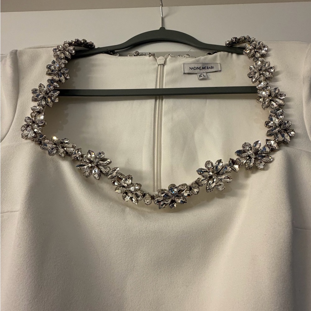 NADINE MERABI Kimberly White Dress in size small - Picture 9 of 14